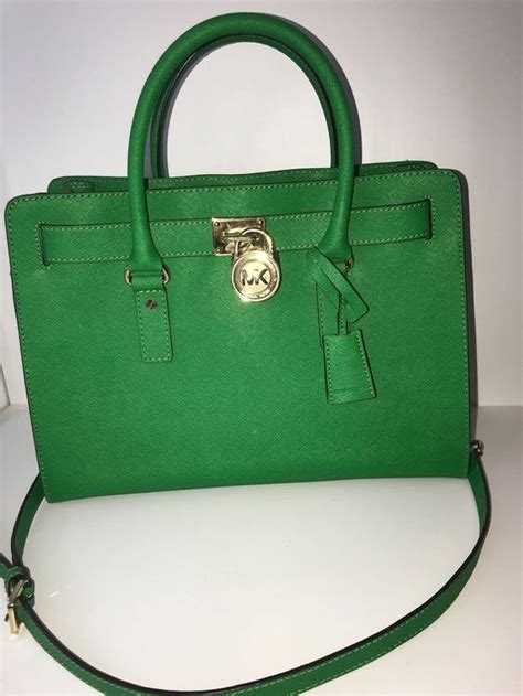 michael kors tasche hamilton grün